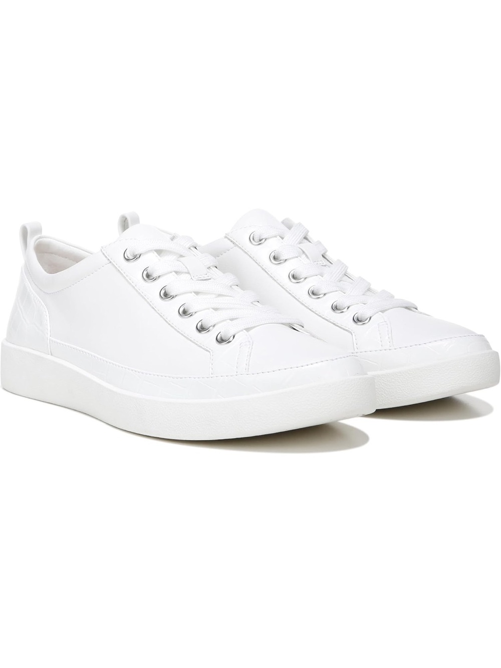 ☀️VIONIC Women’s Winny Sneaker. White Leather. 7.5 WIDE